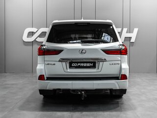 2019 Lexus LX 570 III Рестайлинг 2, белый, 9000000 рублей, вид 4