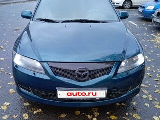 2007 Mazda 6 I (GG) Рестайлинг, синий, 610000 рублей, вид 2