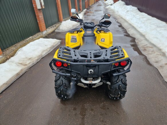 2013 BRP Can-Am Outlander 500, жёлтый, 800000 рублей - вид 3