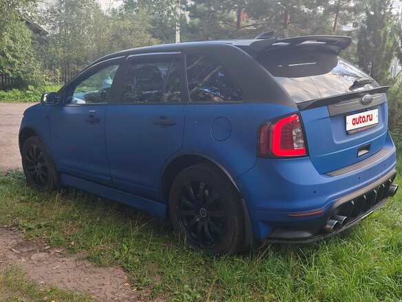 2014 Ford Edge I Рестайлинг, синий, 1400000 рублей - вид 2