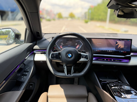 2024 BMW 5 серии 523d VIII (G60/G61/G68), серый - вид 18