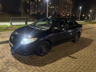 2009 Toyota Corolla X (E140, E150), чёрный, 865000 рублей, вид 2