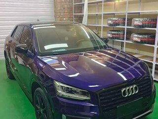 2021 Audi Q2 L 35 TFSI I Рестайлинг, синий, 1650213 рублей, вид 3