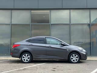 2011 Hyundai Solaris I, чёрный, 593000 рублей, вид 3
