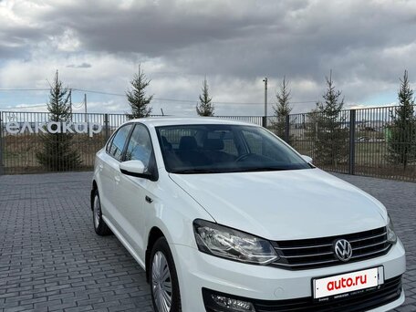 2020 Volkswagen Polo V Рестайлинг, белый, 1345000 рублей, вид 3