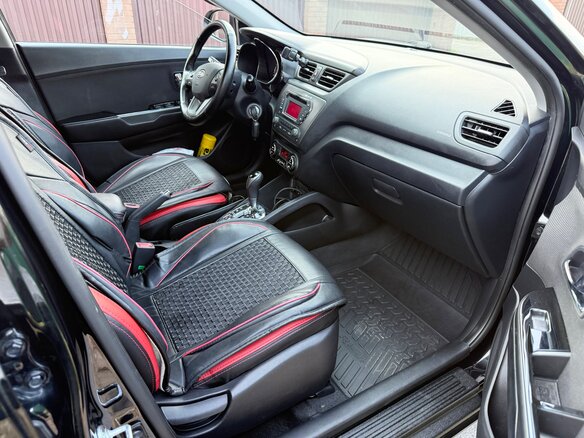 2012 Kia Rio 4-speed III, чёрный - вид 6
