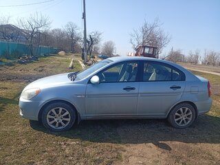 2008 Hyundai Verna II, голубой, 400000 рублей, вид 4
