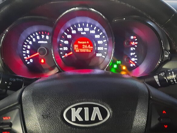 2014 Kia Rio 6-speed III, серый, 660000 рублей - вид 10