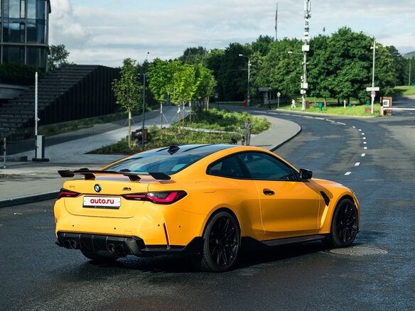 2021 BMW M4 Competition Package G82/G83, жёлтый - вид 12