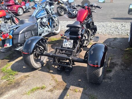 1991 Honda Steed 600, красный, 800000 рублей, вид 2