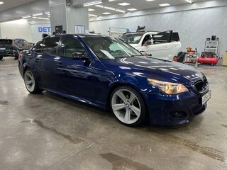 2007 BMW 5 серии 525i V (E60/E61) Рестайлинг, синий, 1600000 рублей, вид 4