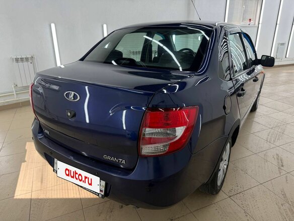 2012 Lada (ВАЗ) Granta I, синий, 279000 рублей - вид 5