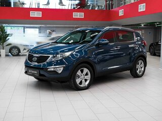 2012 Kia Sportage III, синий, 1150000 рублей, вид 5