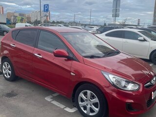 2012 Hyundai Solaris I, красный, 550000 рублей, вид 3