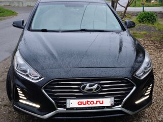 2017 Hyundai Sonata VII (LF), чёрный, 1850000 рублей, вид 1