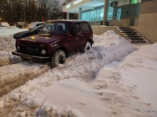 2001 Lada (ВАЗ) 2121 (4x4) I Рестайлинг, пурпурный, 400000 рублей, вид 1