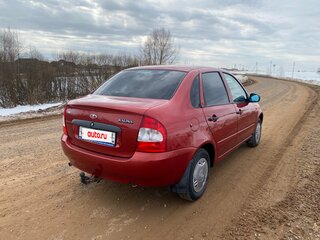 2008 Lada (ВАЗ) Kalina I, красный, 350000 рублей, вид 3