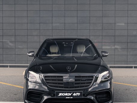 2017 Mercedes-Benz S-Класс AMG 63 AMG Long III (W222, C217) Рестайлинг, чёрный, 7950000 рублей, вид 3