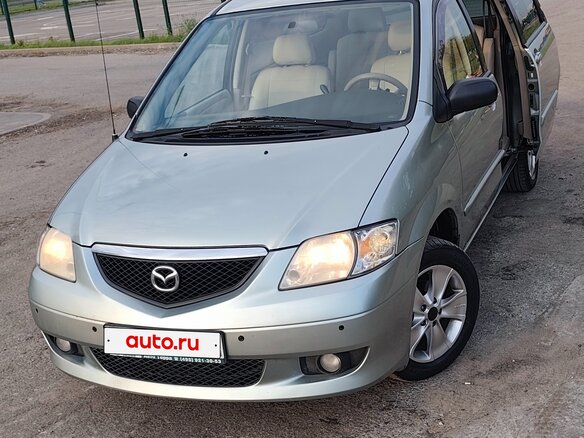 2002 Mazda MPV II (LW), серый - вид 1