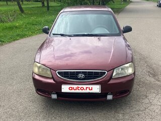 2006 Hyundai Accent ТагАЗ II, красный, 450000 рублей, вид 1