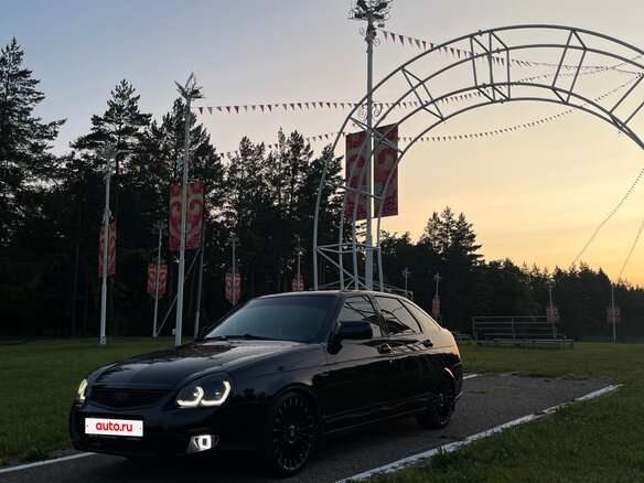2011 Lada (ВАЗ) Priora I, чёрный, 450000 рублей - вид 5
