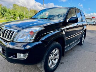 2004 Toyota Land Cruiser Prado 120 Series, чёрный, 1800000 рублей, вид 1