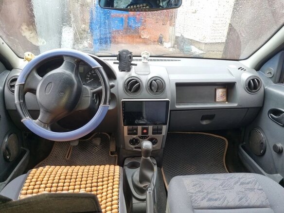 2006 Renault Logan I, синий, 180000 рублей - вид 7
