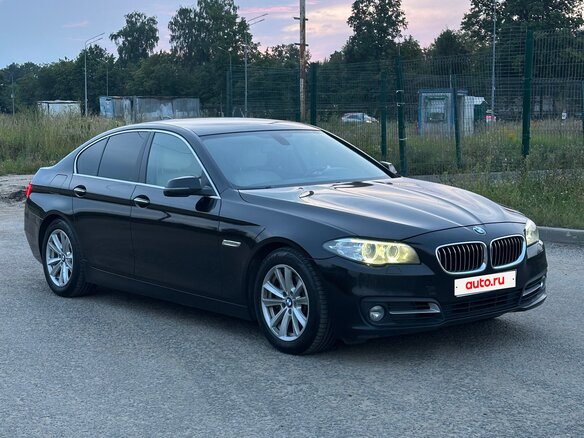 2013 BMW 5 серии 530d VI (F10/F11/F07) Рестайлинг, чёрный - вид 3