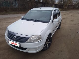 2013 Renault Logan I Рестайлинг, белый, 395000 рублей, вид 1