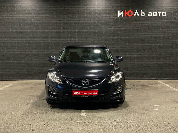 2009 Mazda 6 II (GH) Рестайлинг, чёрный - вид 1