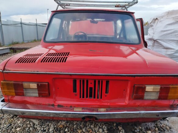 1980 ЗАЗ 968 М, красный - вид 1