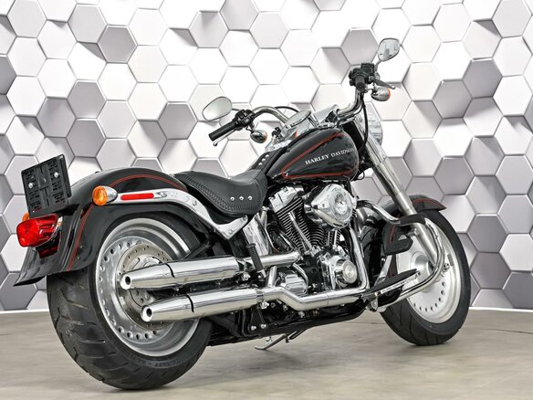 2006 Harley-Davidson Fat Boy, чёрный, 869000 рублей - вид 6