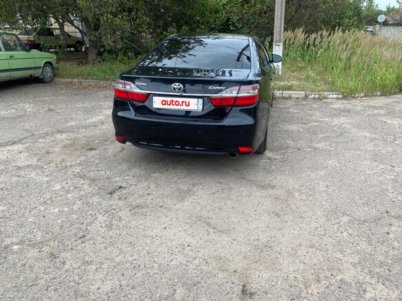 2014 Toyota Camry VII (XV50) Рестайлинг, чёрный, 1300000 рублей - вид 4
