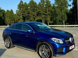 2018 Mercedes-Benz GLE Coupe 400 I (C292), синий, 5100000 рублей, вид 2