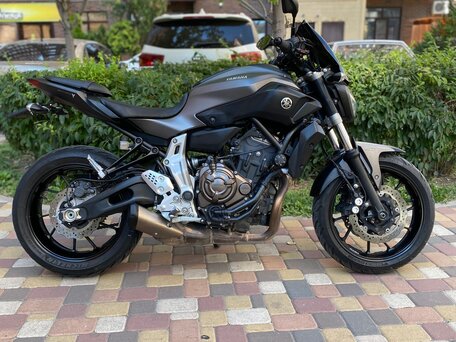 2014 Yamaha MT-07 (FZ-07), серый, 670000 рублей, вид 1