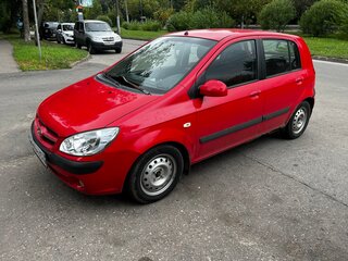 2005 Hyundai Getz I Рестайлинг, красный, 325000 рублей, вид 2