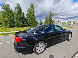 2014 Audi A6 IV (C7), чёрный, 1550000 рублей, вид 3