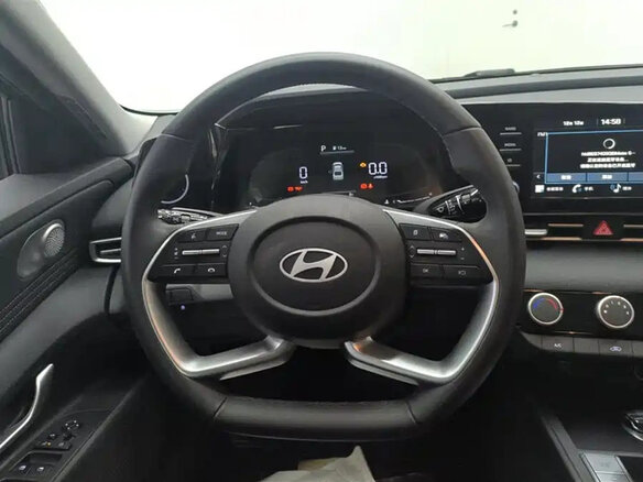 2023 Hyundai Elantra N Line VII (CN7) Рестайлинг, серый - вид 14