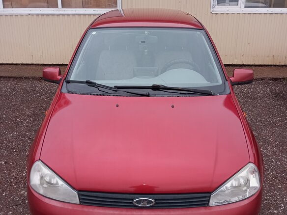 2010 Lada (ВАЗ) Kalina I, красный - вид 1