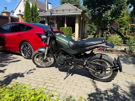 2025 Benelli Leoncino 500 Trail, зелёный, 530000 рублей, вид 3