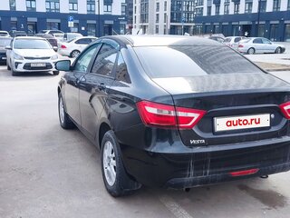 2016 Lada (ВАЗ) Vesta I, чёрный, 650000 рублей, вид 4