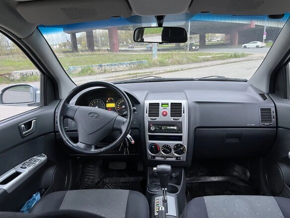 2006 Hyundai Getz I Рестайлинг, серебристый, 500000 рублей - вид 5