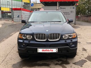 2005 BMW X5 3.0i I (E53) Рестайлинг, синий, 1500000 рублей, вид 3