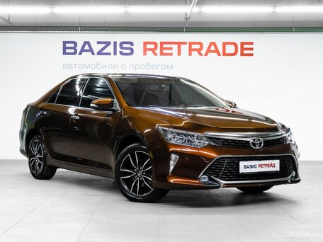 2018 Toyota Camry VII (XV50) Рестайлинг 2, коричневый, 2249000 рублей, вид 3