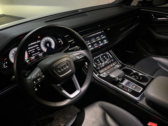 2021 Audi Q7 45 TFSI II (4M) Рестайлинг, белый - вид 13