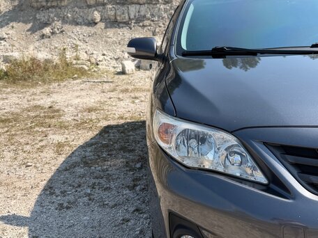 2012 Toyota Corolla X (E140, E150) Рестайлинг, серый, 1170000 рублей, вид 3