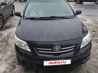 2007 Toyota Corolla AMT X (E140, E150), чёрный, 650000 рублей, вид 2
