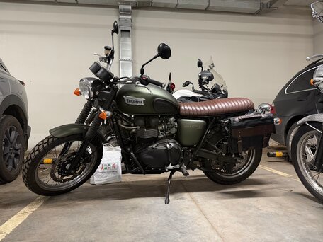 2011 Triumph Scrambler, зелёный, 710000 рублей, вид 3