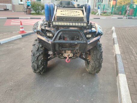 2008 Yamaha Grizzly 700, чёрный, 600000 рублей, вид 2