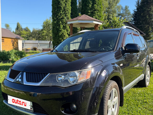 2008 Mitsubishi Outlander II, чёрный